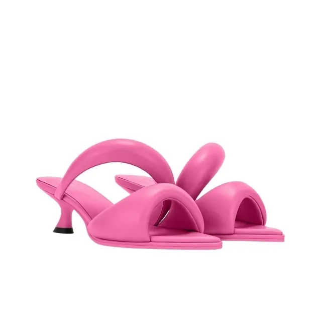 JW PEI Kitten-heel Leather Mules-23