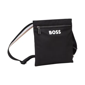 HUGO BOSS Polyester Shoulder Bag, Crossbody Bag Unisex Black