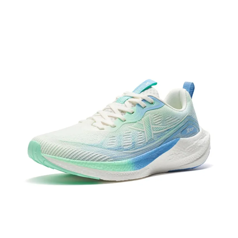 XTEP Dynamic Foam SS Breathable And Lightweight Low Top Casual City Commute Training Running Shoes Men's Blue Green-2