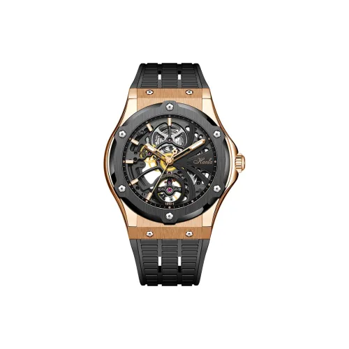 HaofaTourbillon Automatic Mechanical Movement Watch Men's Watches Black Dial 1913 1