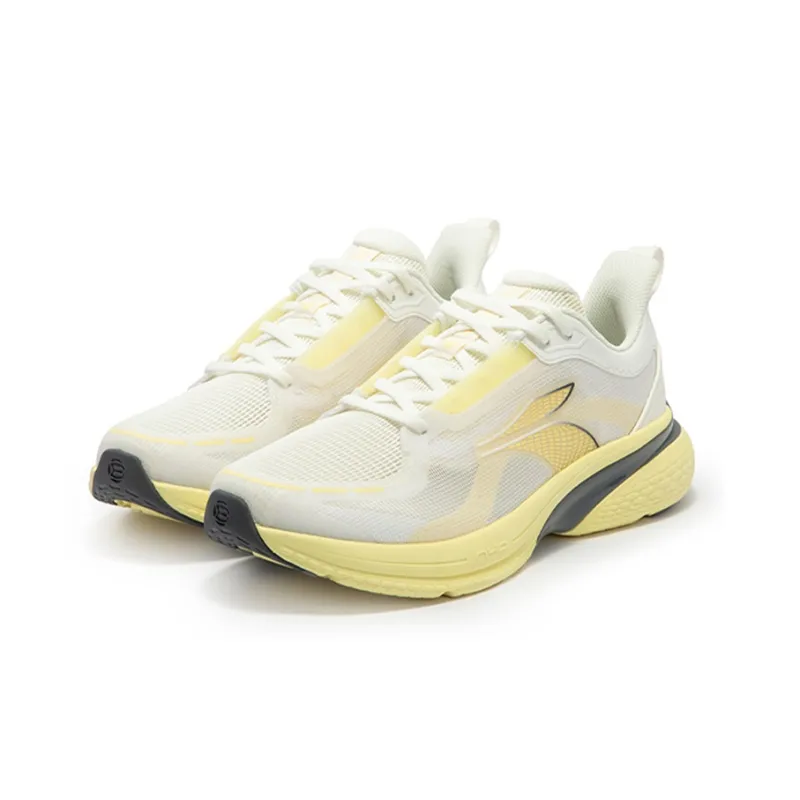 361° Running Shoes Men Low Top Feather White/Smoothie Yellow-2