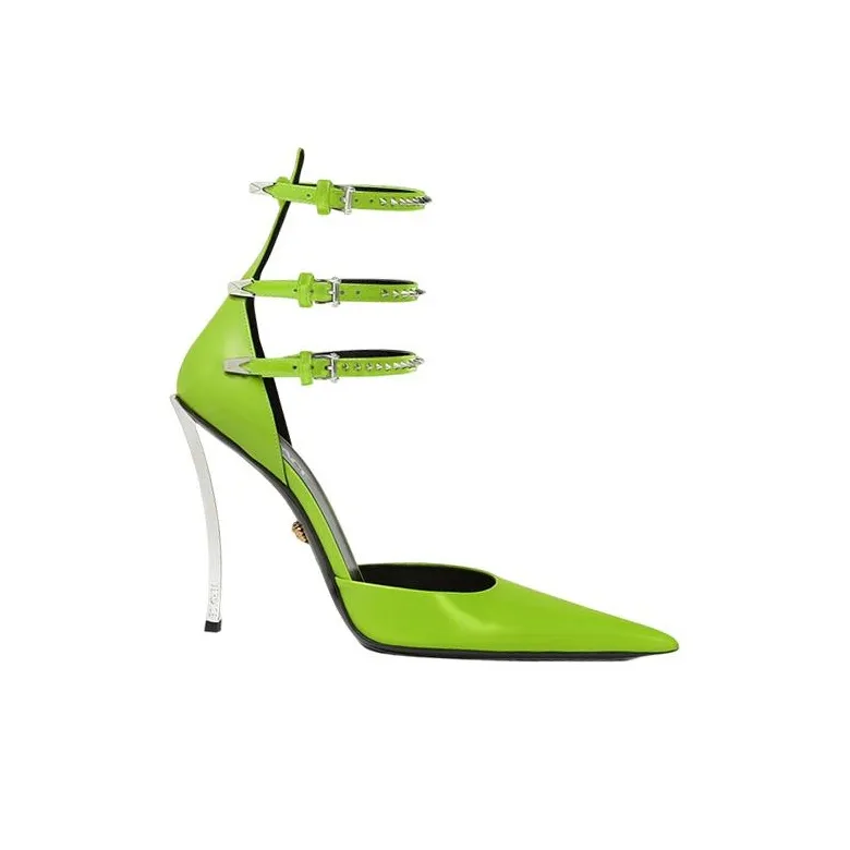 VERSACE Pin-Point Buckled Pumps-1