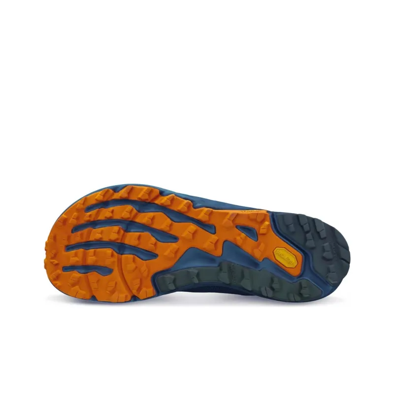 Altra Shock Absorbers With Slip Resistant And Abrasion Resistant Properties Low Top Running Shoes Men's Blue Orange-5