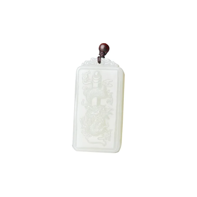 Survival Hetian Jade Pendants Unisex White Jade-0