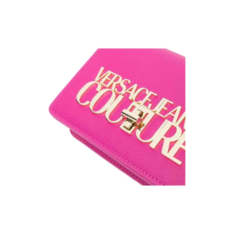 VERSACE JEANS COUTURE Polyester Handbag Shoulder Bag Women's Pink-2