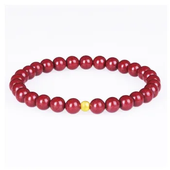 Cardamom Time Reconstructed Cinnabar Bracelets Unisex
