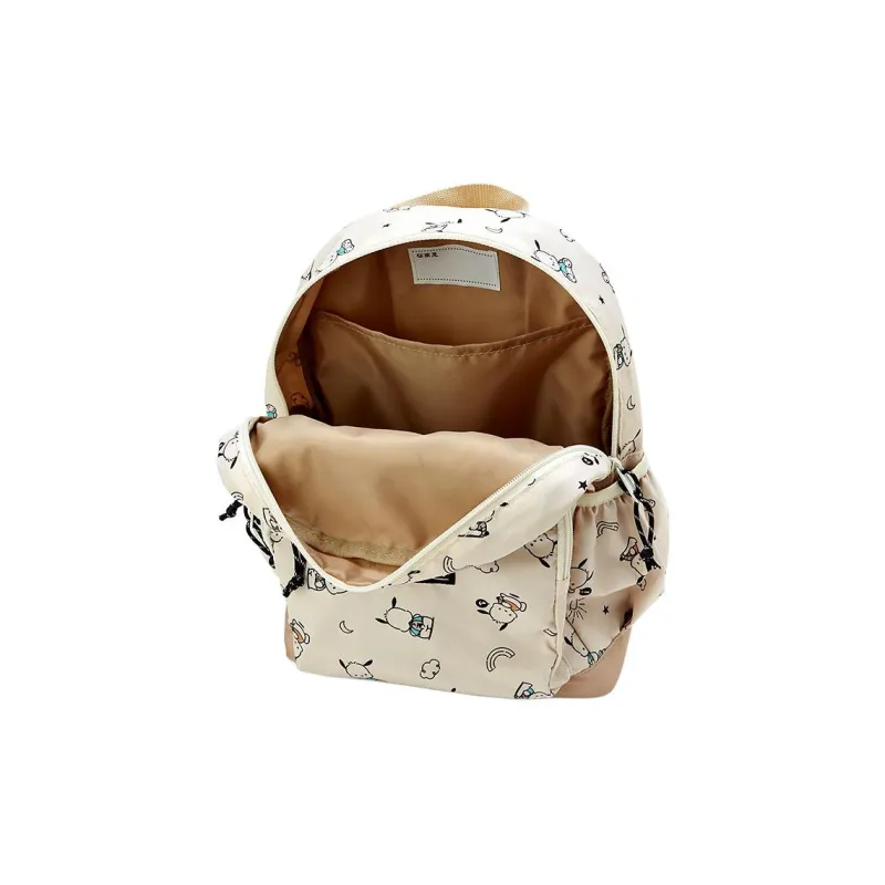 Sanrio Polyester Backpack Medium Size Women's Beige-2