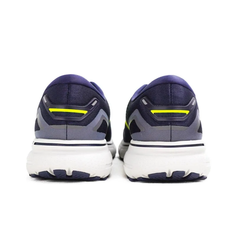Brooks Ghost 15 Cushioning And Breathable Low Top Casual Running Shoes Men's Dark Blue-3