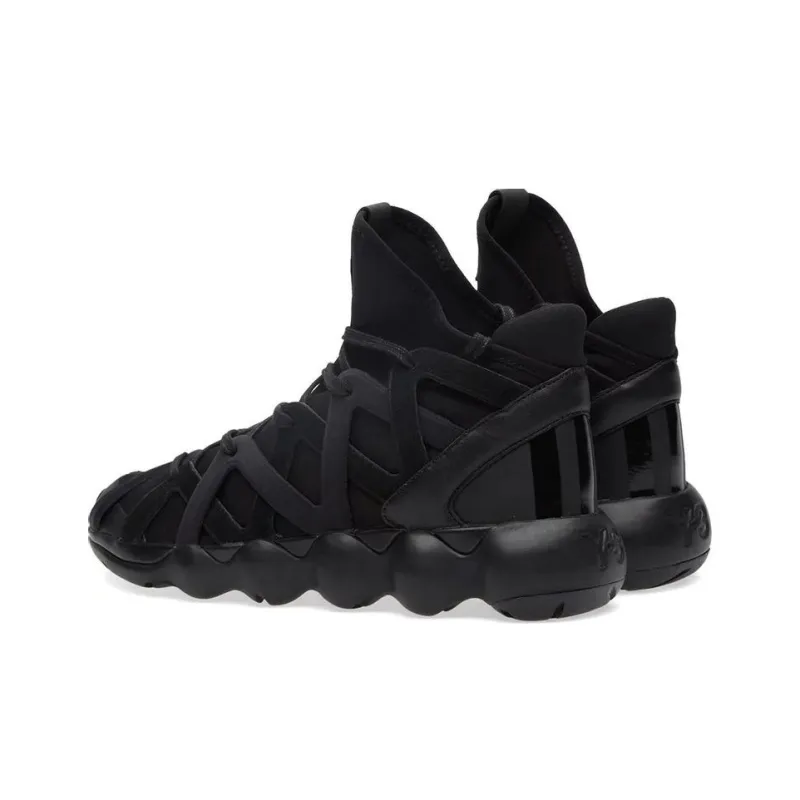 Y 3 Kyujo High Triple Black-3