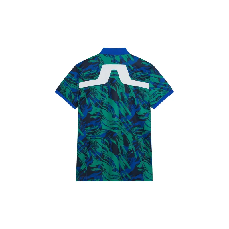 J.Lindeberg Kv Regular Fit Print Polo Shirt Men's Multicolor-1