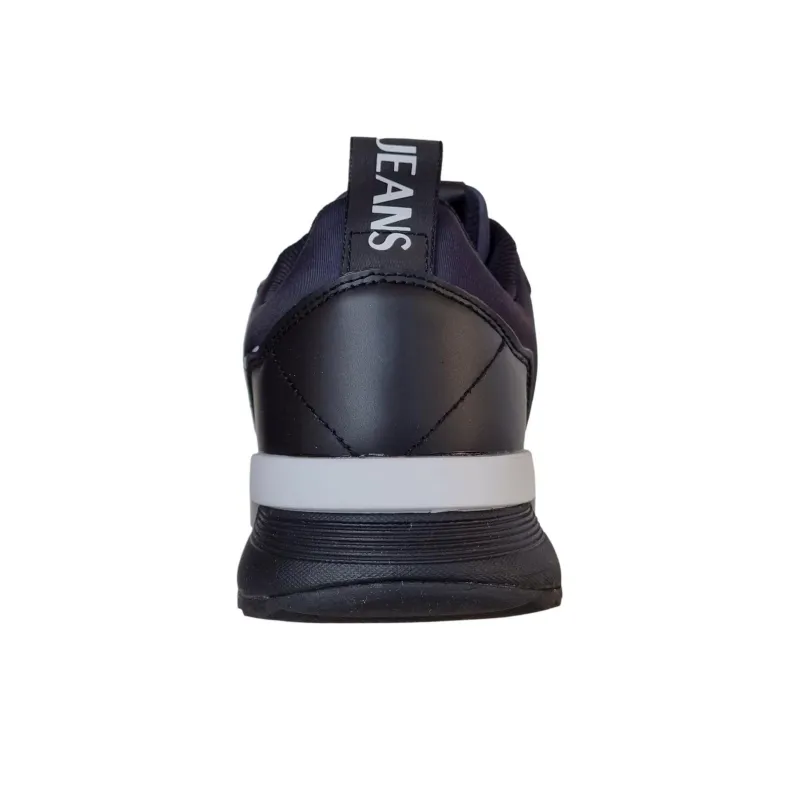 VERSACE Jeans Couture Dynamic Slip Resistant Low Top Sports Casual Shoes Men's Black-4