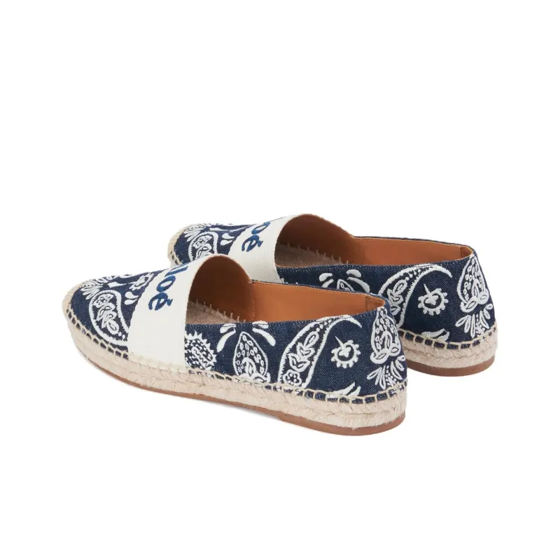 Chloé Piia Denim Espadrilles-4