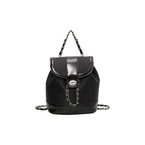 Bywhich PU Carry Backpack Regular Women's Black