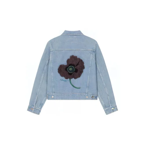 KENZO September Capsule Collection Denim Jackets Women's Blue