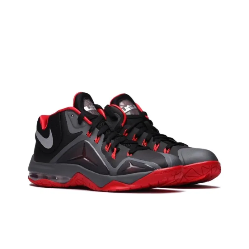 Nike Ambassador 7 Cushioning Wear Resistant Low Top Basketball Shoes Men's Black Red-1