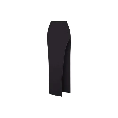 Skims Casual Long Skirts Women's Onyx/Black Agate