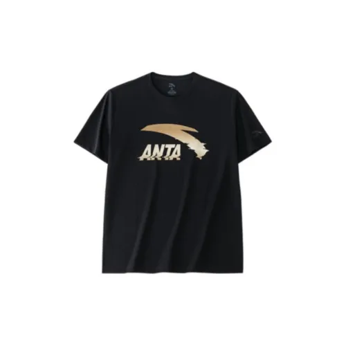 ANTA Life Collection T-Shirts Unisex Basic Black - Gold