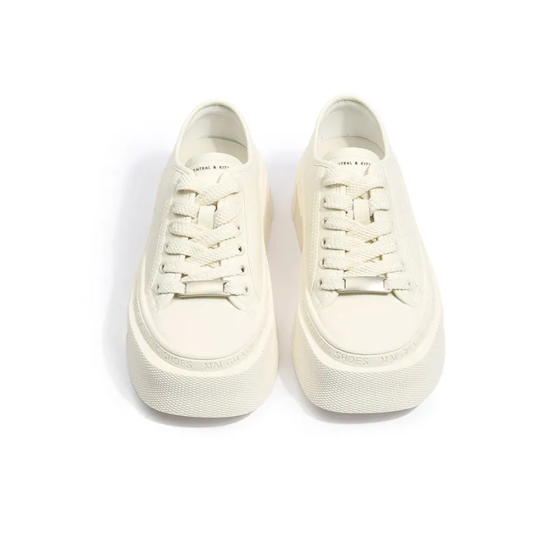 CENTRAL&KITTY Lightweight And Breathable Low-Top Skateboard Shoes Women's-1