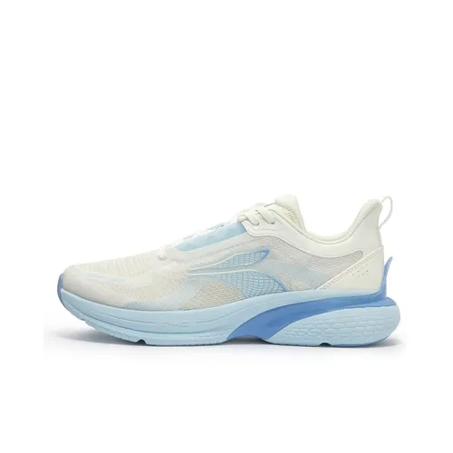 361° Cushioning Anti Slip And Wear Resistant Low Top Running Shoes Men's White Blue
