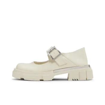 CHARLES&KEITH Small CK Gothic Lolita Style Women's Casual Shoes 4.6cm Women's Black/Chalk White