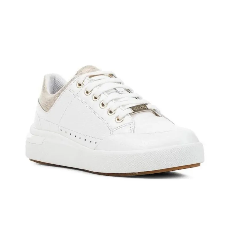 GEOX Low Top Skateboard Shoes Women's White-2