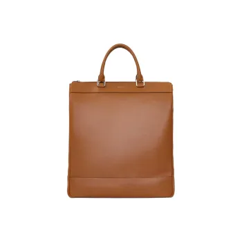 AU DEPART Calfskin One Shoulder Handbags Large Size Women's Brandy Brown