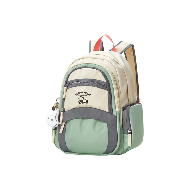 Miffy Oxford Backpack Large Size Women's Pink/Green-8