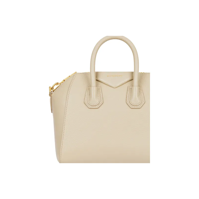 GIVENCHY Antigona Grained Calfskin Shoulder Bag Crossbody Bag Handbag Mini Women's Natural Beige-4