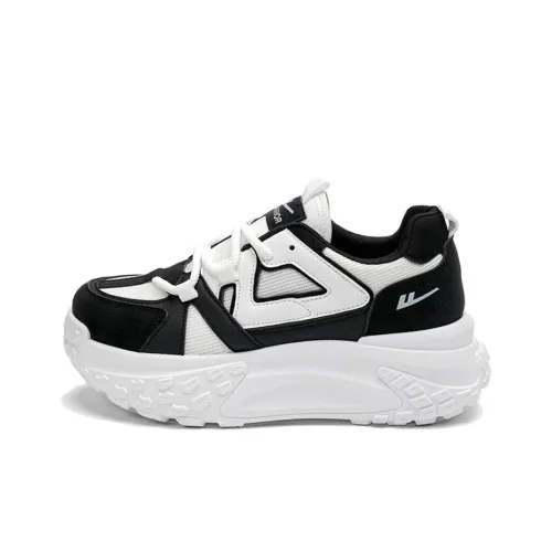 Warrior Sky Power Trendy And Cool Tire Shoes Low Top Casual Shoes Women's White/Black
