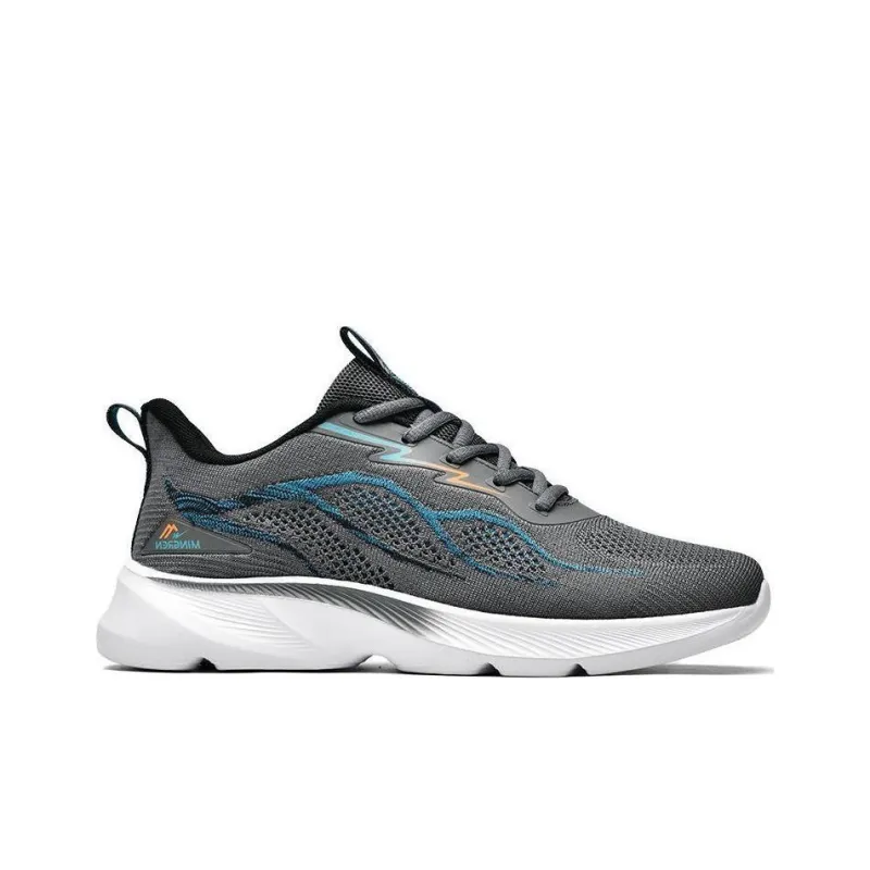 Binary Low Top Running Shoes Men's Dark Gray-1