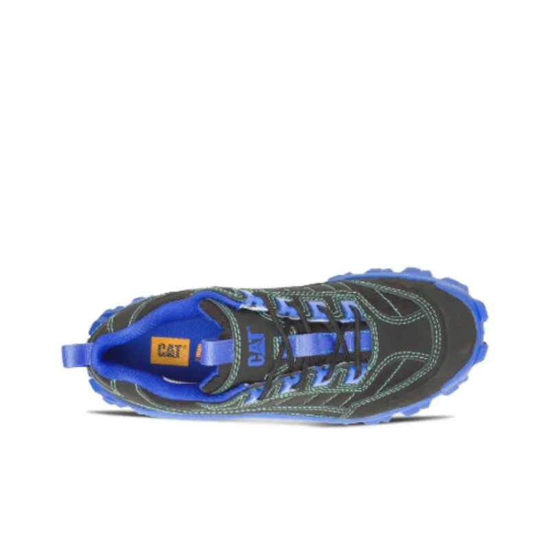 CAT INTRUDER SUPERCHARGED Wear-Resistant Casual Shoes Men's Black Blue-1