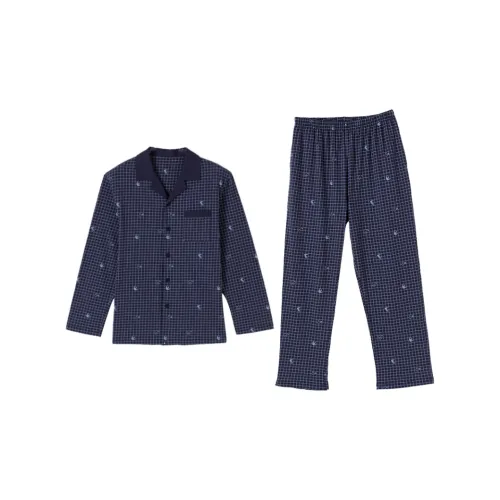 Top Melon Pajama Set Men's Deep Space Blue