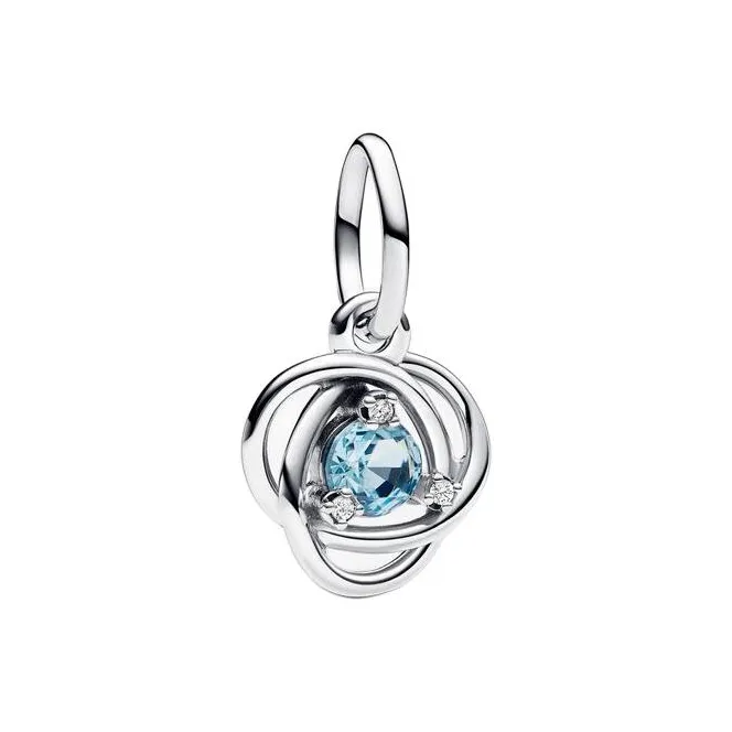 Pandora Sterling Silver, Cubic Zirconia, Artificial Crystal Pendants Women's Silver-0
