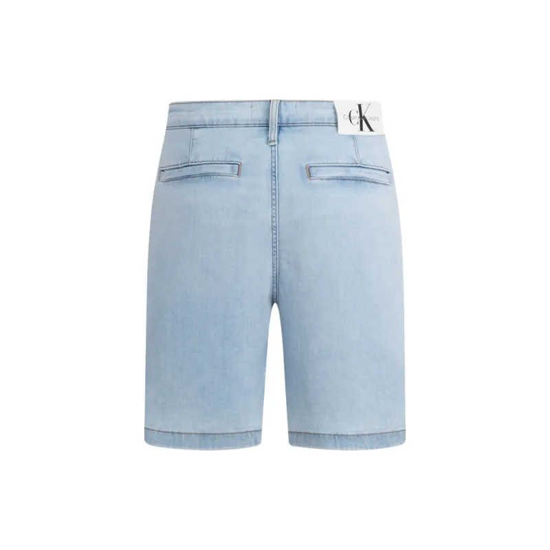 CALVIN KLEIN Denim Shorts Men's Denim Light Blue-1