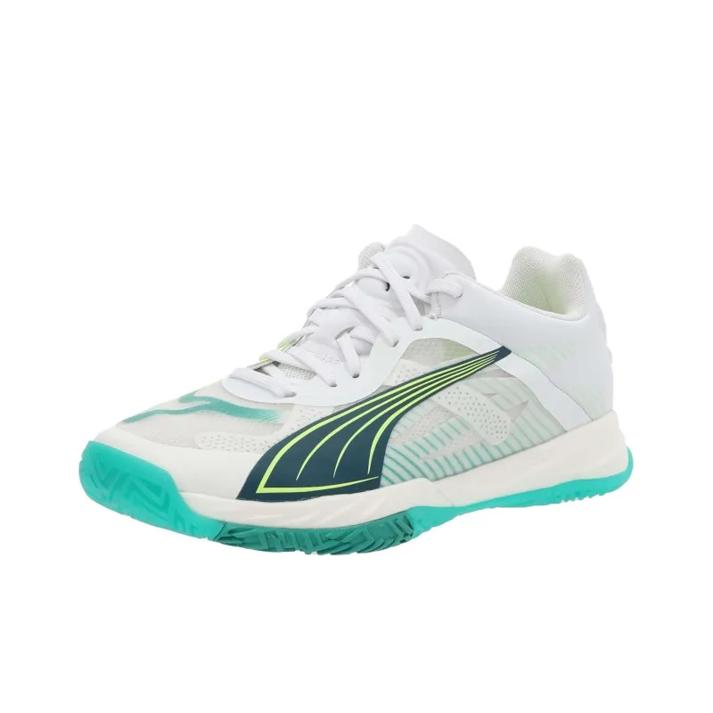 PUMA Accelerate Nitro SQD Anti-Slip And Wear-Resistant Breathable Low-Top Training Shoes Men's White Blue-3