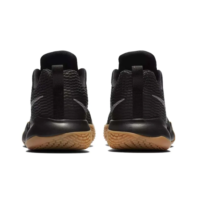 Nike Zoom Live 2 EP Cushioning, Slip Resistant, And Abrasion Resistant Low Top Basketball Shoes Men's Black Umber-4