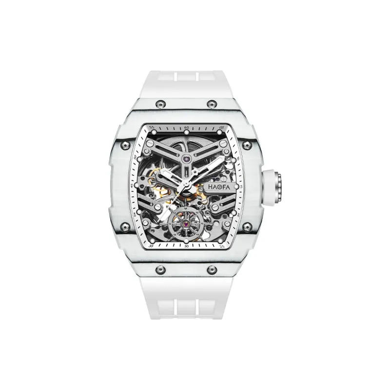HaofaTourbillon Automatic Mechanical Movement Watch Men's Watches Black Dial 1982-A-3