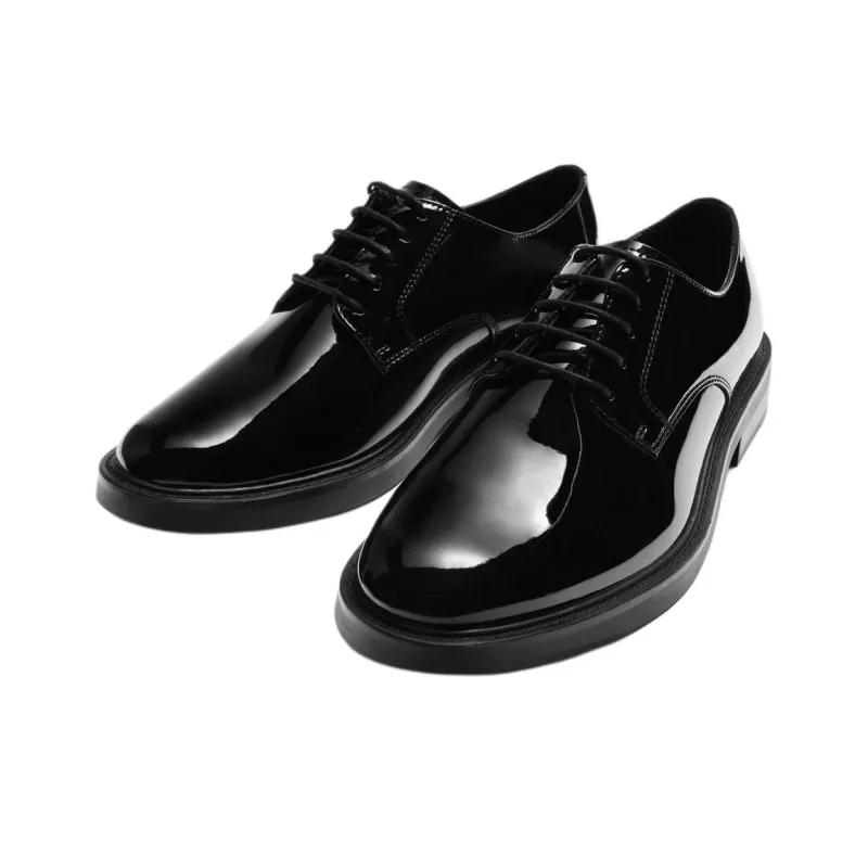 ZARA Dress Shoes Men Low-Top Black-1