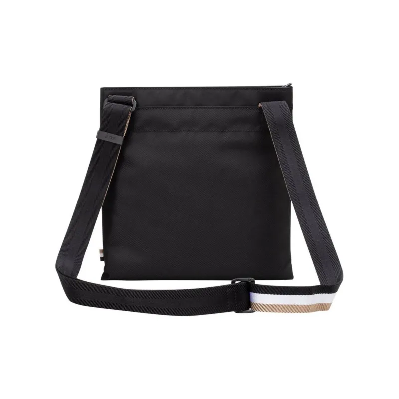 HUGO BOSS Polyester Shoulder Bag, Crossbody Bag Unisex Black-3