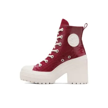 Chuck 70 De Luxe Heel Converse High 'Embossed Crocodile Cabernet' Women's