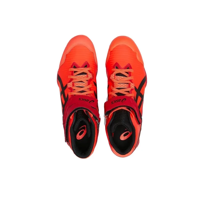 Asics JAVELIN PRO 3 Shock Absorbers With Slip Resistant Features Low Top Running Shoes Unisex Orange Red-2