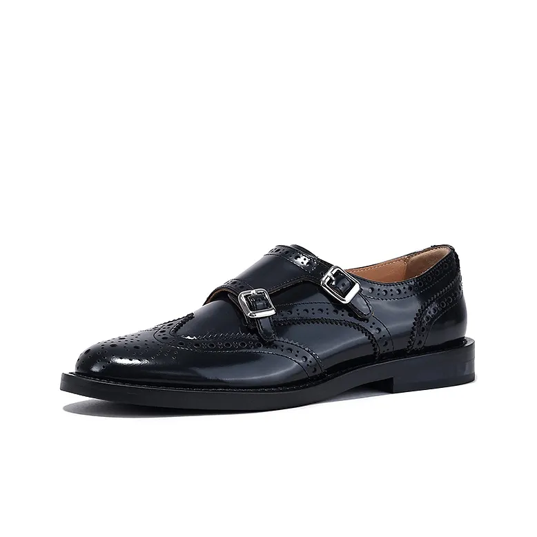 Brut Ros′e Casual Single Shoes 2cm Women's Black-1
