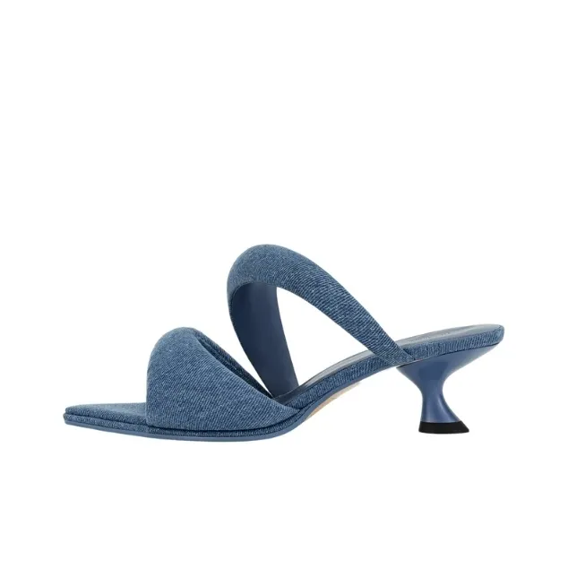 JW PEI Kitten-heel Leather Mules-0