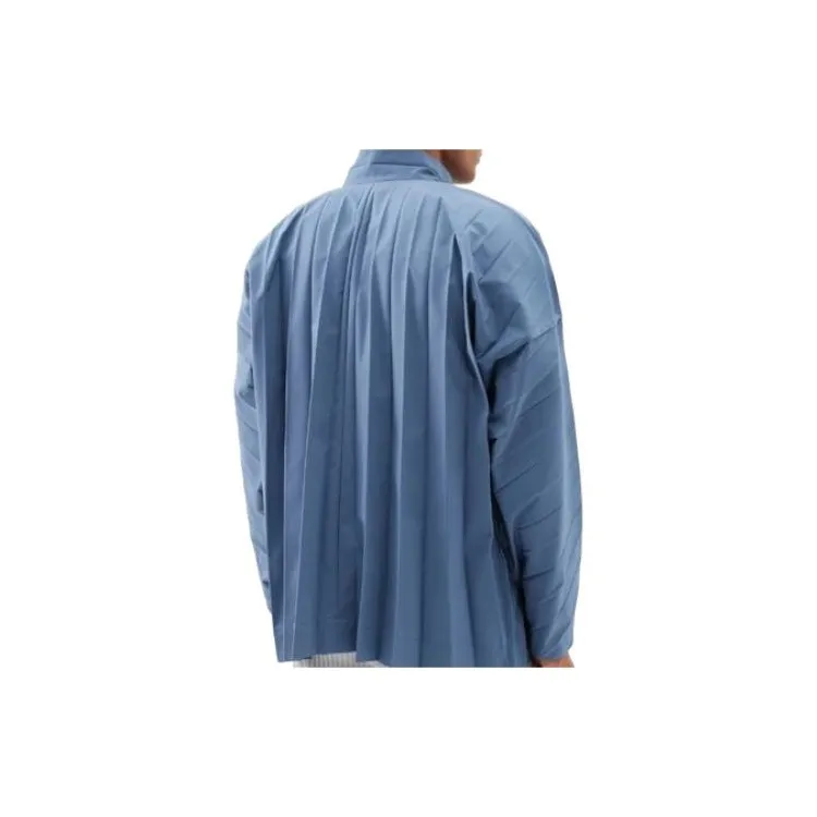 Homme Plissé Issey Miyake Shirt Men's Blue-1