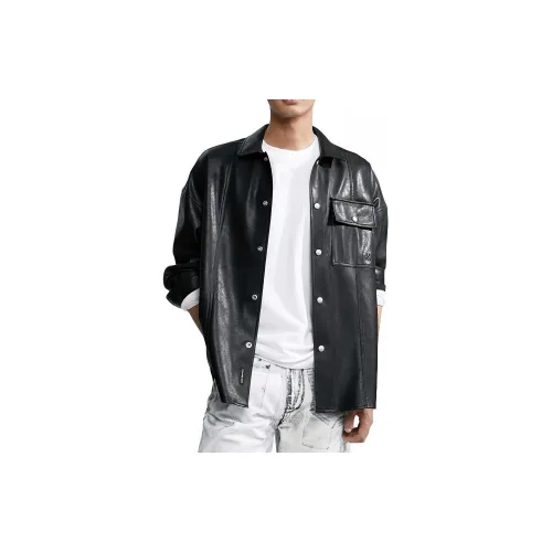 Calvin Klein Men Leather Jacket