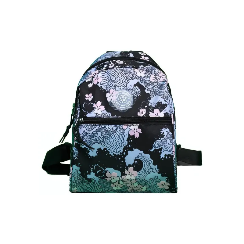 Anta Nylon Backpack Small Size Unisex Black-0