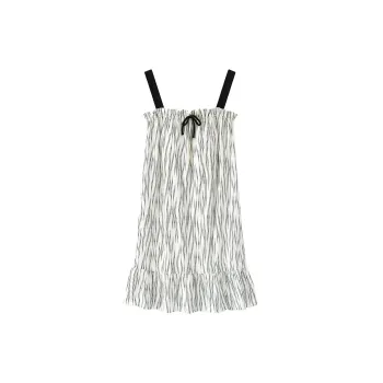 OEING Nightgown Women's Black White