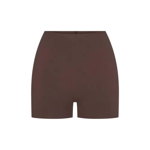 Skims Casual Shorts Women's ESPRESSO/Dark Coffee Color