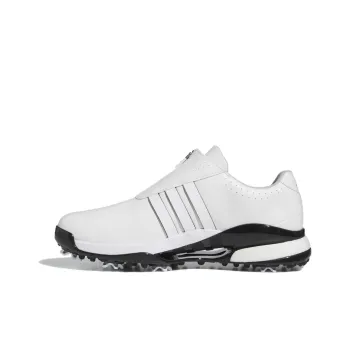 Adidas Tour360 24 Boa Boost Cushioning Wear Resistant Low Top Golf Shoes Men's White