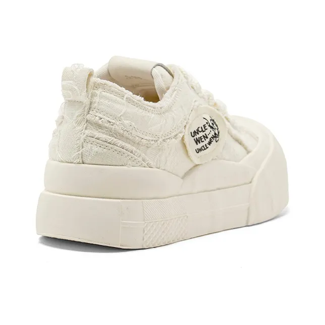 UNCLEWEN Coverage Slip Resistant Height Increasing Low Top Skateboard Shoes Women's-2